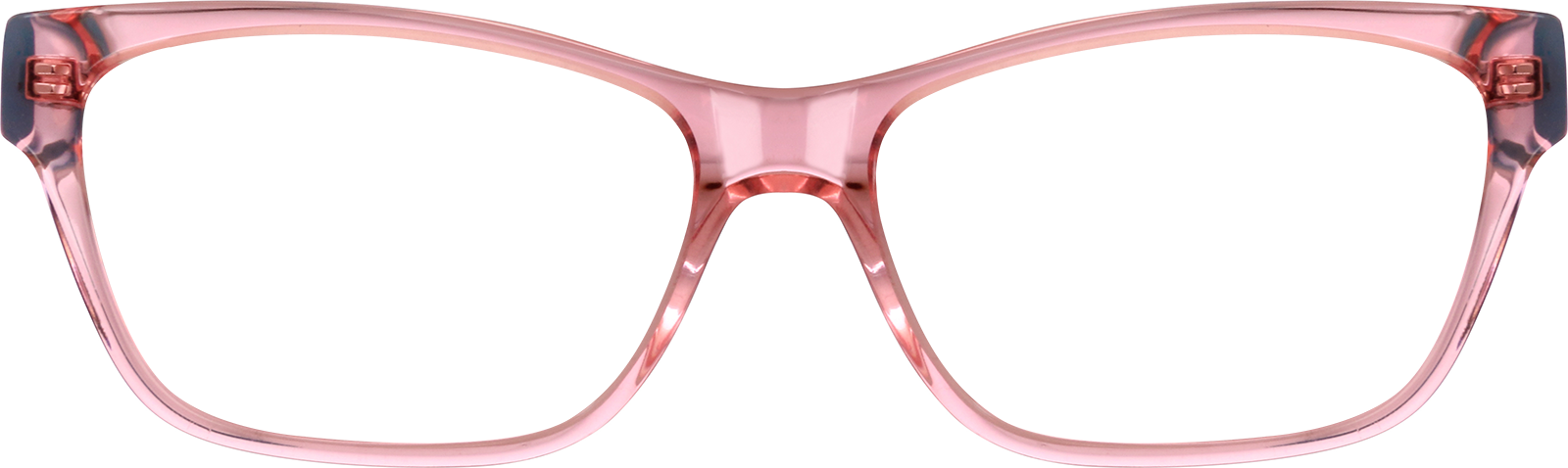 Dark Brown/Pink Kids' Rectangle Glasses #669321 | Zenni Optical