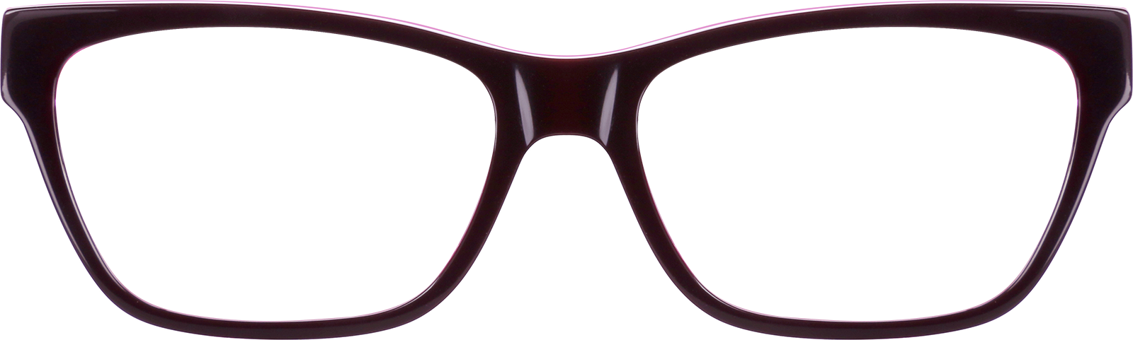 Dark Brown/Pink Kids' Rectangle Glasses #669321 | Zenni Optical