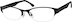 Oval Glasses 673221 in Black