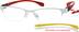 Rectangle Glasses 674330 in White