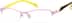 Kids’ Rectangle Glasses 679019 in Pink