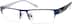 Rectangle Glasses 679116 in Blue