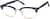 Angle view of Browline Glasses 679416 in Blue thumbnail