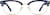 Front view of Browline Glasses 679416 in Blue thumbnail
