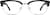 Front view of Browline Glasses 679421 in Black thumbnail