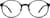Front view of Round Glasses 679721 in Black thumbnail