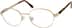 Round Glasses 680214 in Gold