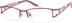 Rectangle Glasses 680319 in Pink