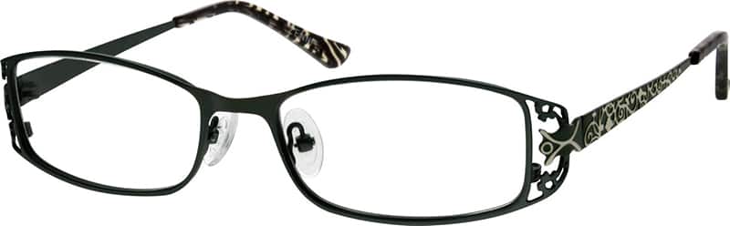 Black Rectangle Glasses #680424 | Zenni Optical