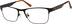 Rectangle Glasses 680915 in Brown