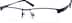 Rectangle Glasses 682216 in Blue