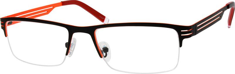 Orange Rectangle Glasses #683322 | Zenni Optical Canada