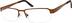 Rectangle Glasses 686615 in Brown