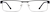 Front view of Rectangle Glasses 689421 in Black thumbnail