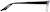 Side view of Rectangle Glasses 689421 in Black thumbnail