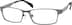 Rectangle Glasses 689512 in Gray