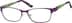 Rectangle Glasses 690317 in Purple