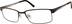 Rectangle Glasses 692015 in Brown
