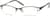 Angle view of Rectangle Glasses 694015 in Brown thumbnail