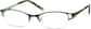 Angle view of Rectangle Glasses 694015 in Brown thumbnail