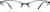 Front view of Rectangle Glasses 694015 in Brown thumbnail