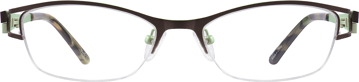 Brown Rectangle Glasses