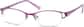 Angle view of Rectangle Glasses 694017 in Purple thumbnail