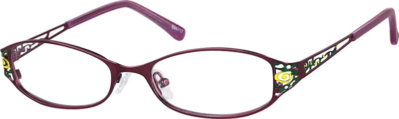 Purple Oval Glasses #694717 | Zenni Optical