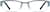 Front view of Rectangle Glasses 695012 in Gray thumbnail