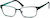 Angle view of Rectangle Glasses 696421 in Black thumbnail