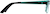 Side view of Rectangle Glasses 696421 in Black thumbnail