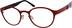 Round Glasses 699218 in Red