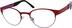 Round Glasses 699318 in Red