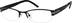 Rectangle Glasses 699521 in Black