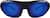 Front view of Sport Sunglasses 701521 in Black thumbnail