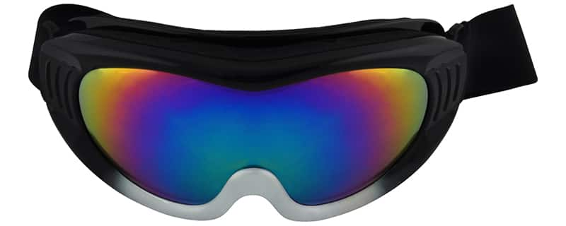 Angle view of Prescription Wind Goggles 703221 in Black