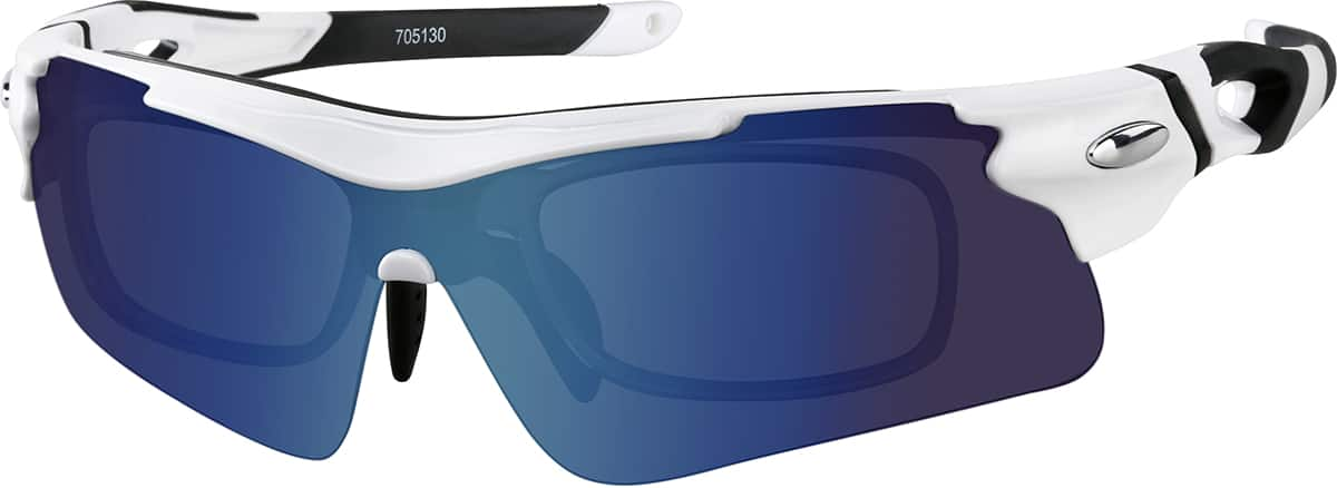 white sport sunglasses