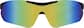 Front view of Sport Sunglasses 707121 in Black thumbnail