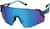 Angle view of Sports Sunglasses 708816 in Blue thumbnail