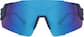 Front view of Sports Sunglasses 708816 in Blue thumbnail