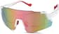 Angle view of Sports Sunglasses 708830 in White thumbnail