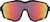 Front view of Sports Sunglasses 708921 in Black thumbnail