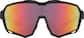 Front view of Sports Sunglasses 708921 in Black thumbnail