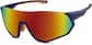 Angle view of Wrap-Around Sunglasses 709216 in Blue thumbnail