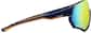 Side view of Wrap-Around Sunglasses 709216 in Blue thumbnail