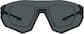 Front view of Wrap-Around Sunglasses 709221 in Black thumbnail