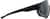 Side view of Aviator Sunglasses 709221 in Black thumbnail