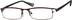 Rectangle Glasses 713415 in Brown