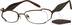 Rectangle Glasses 716315 in Brown
