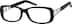 Rectangle Glasses 717121 in Black